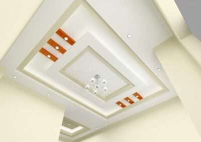 false ceiling by SMR CONSTRUCTION & INTERIORS